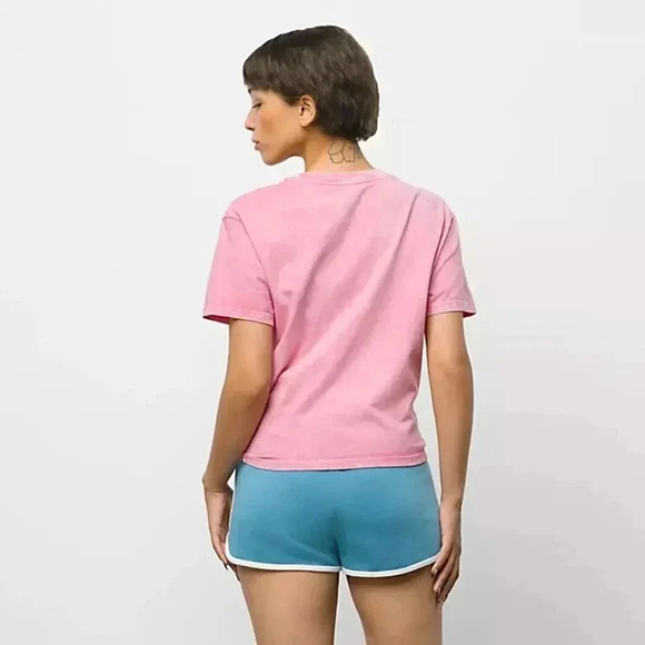 VANS Junior V Washed Knot Tee VARIOUS SIZES PINK LEMONADE - Picture 4 of 8